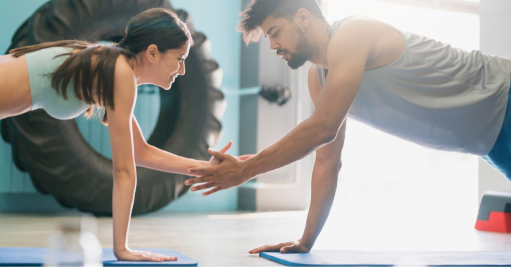 Trening w parze. Kobieta i Mężczyzna