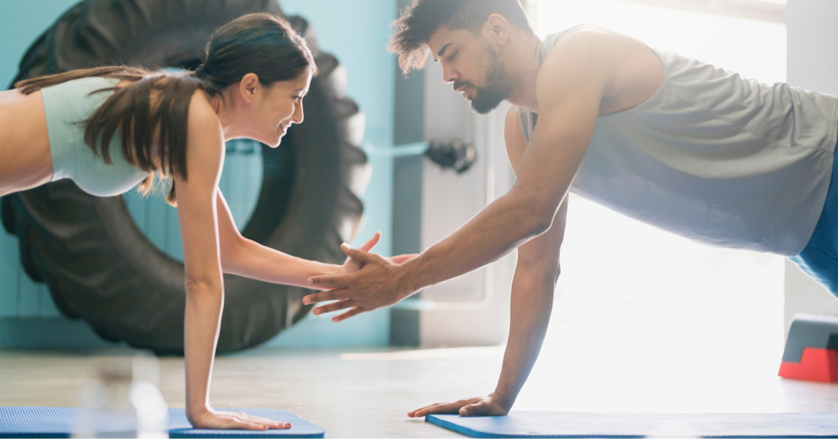 Trening w parze. Kobieta i Mężczyzna